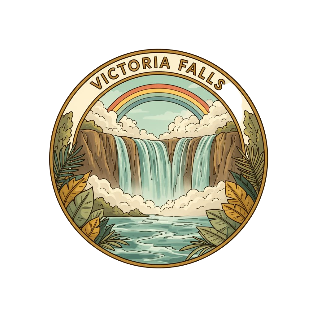 Victoria Falls illustrated badge